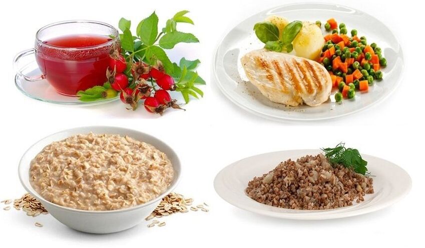 A terápiás étrendben szereplő diétás ételek gyomorhuruthoz