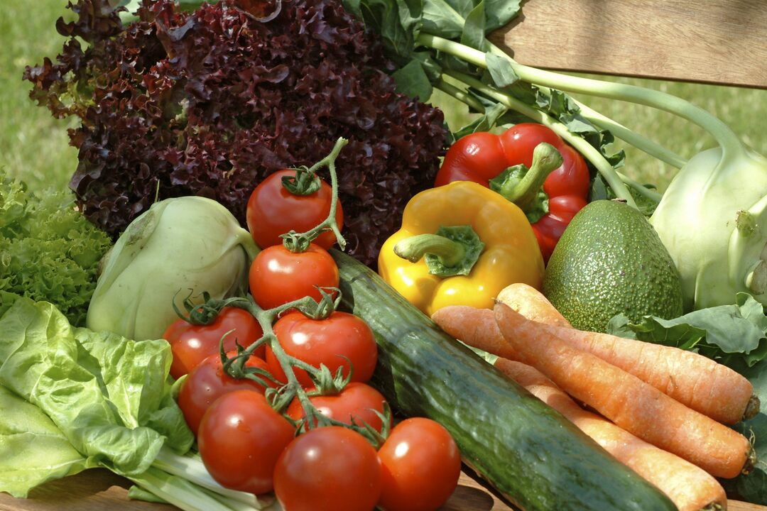 zöldségek növényi étrendhez